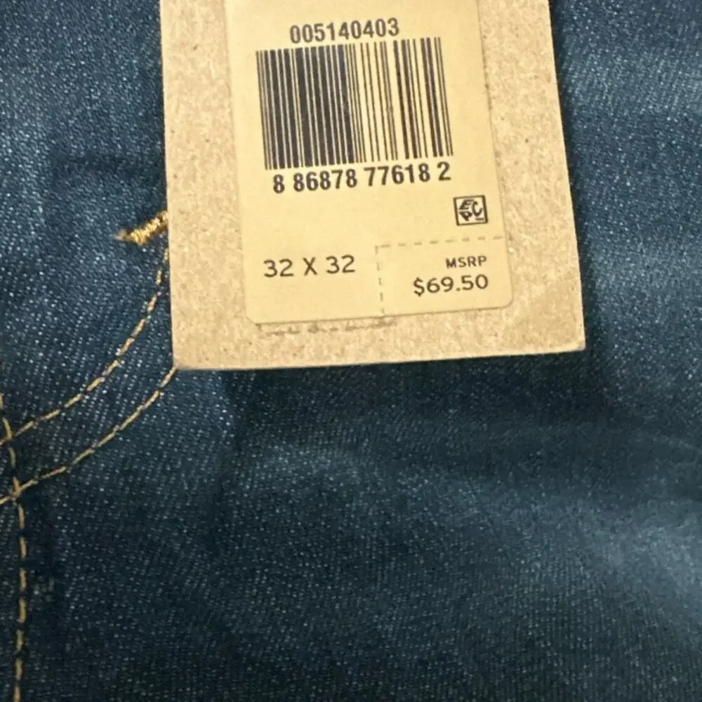 Levi's 514 Straight Jeans Men's Dark Wash Stretch Denim Regular Fit W32 L32 NWT